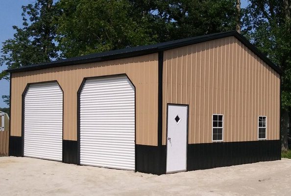 Steel Building Garages - Prefabricated Metal Buildings